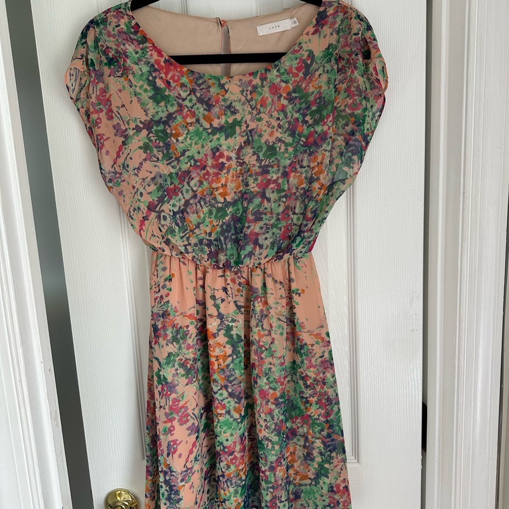 Lush Floral Multicolor Dress